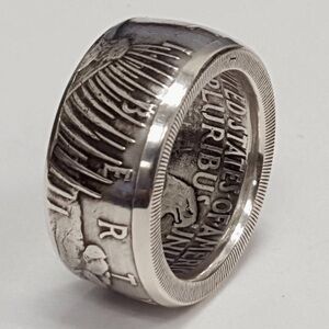 American Morgan Silver Dollar Ring Men's Ring